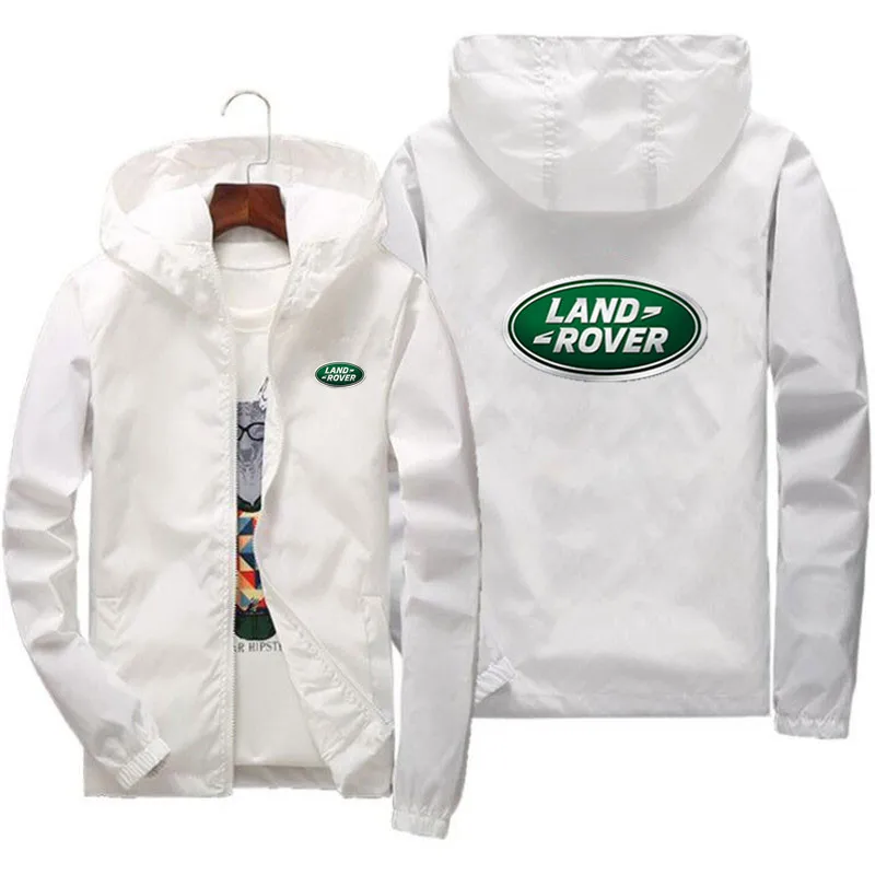 

Land Rover Spring Summer Thin Jacket 2021 Car Logo Fashion Print Men's Street Trend Windproof Sunscreen Hoodie Asiasize S-7XL