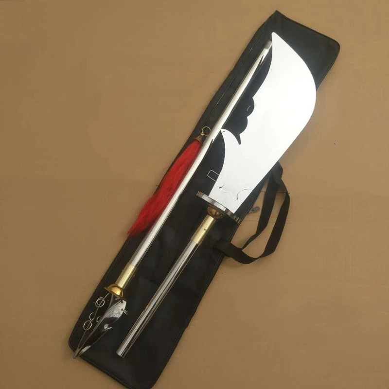 С уникальным дизайном большие Гуань Дао отбеливающая серия Chun Qiu Da Dao Гун мечи