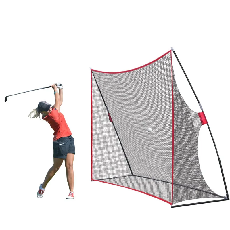 Portable 10x7ft Golf Practice Hitting Swing Nylon Net For Indoor Outdoor Detachable Golf Cage Training Aids With Carry Bag HW264