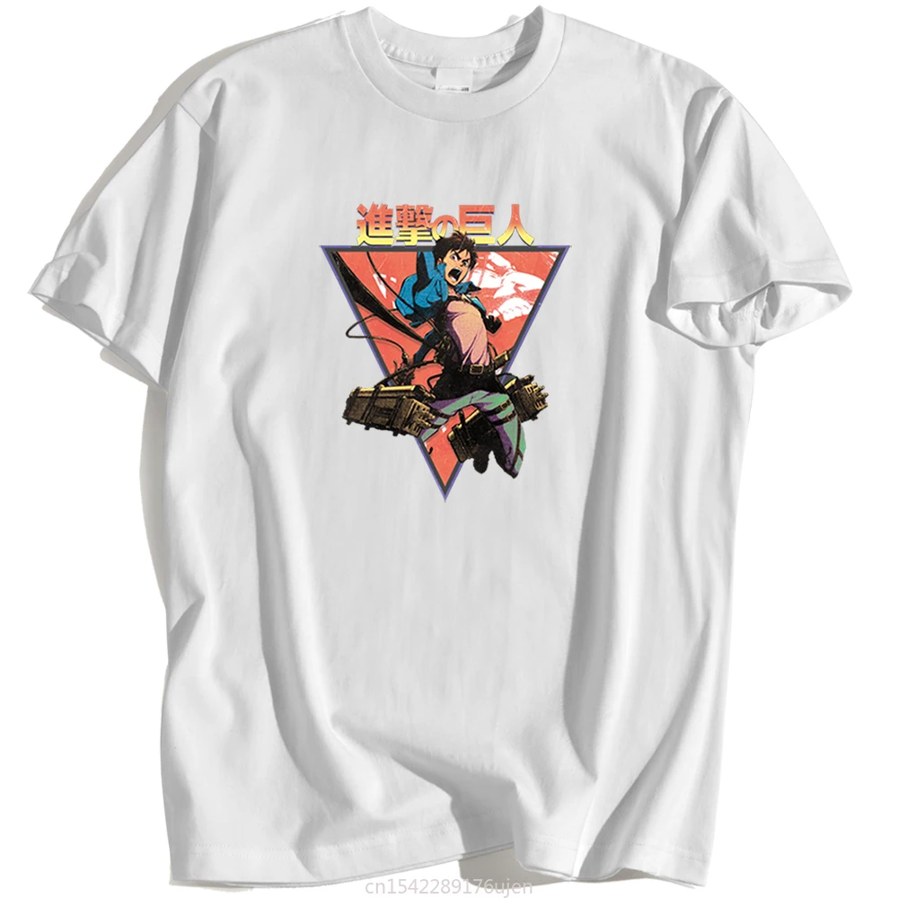 

Kohpweran Women Attack on Titan Cartoon Print T-Shirt Creativity Oversized Tshirts Summer Loose T Shirts Oversize Clothing