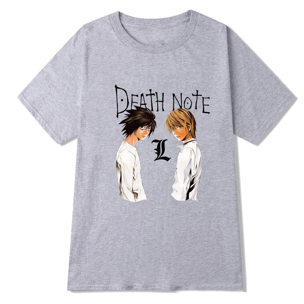 

Men Women T-shirt Tops Kawaii Death NoteTshirt T-shirt Crew Neck Fitted Soft Anime Manga Tee Shirt Clothes