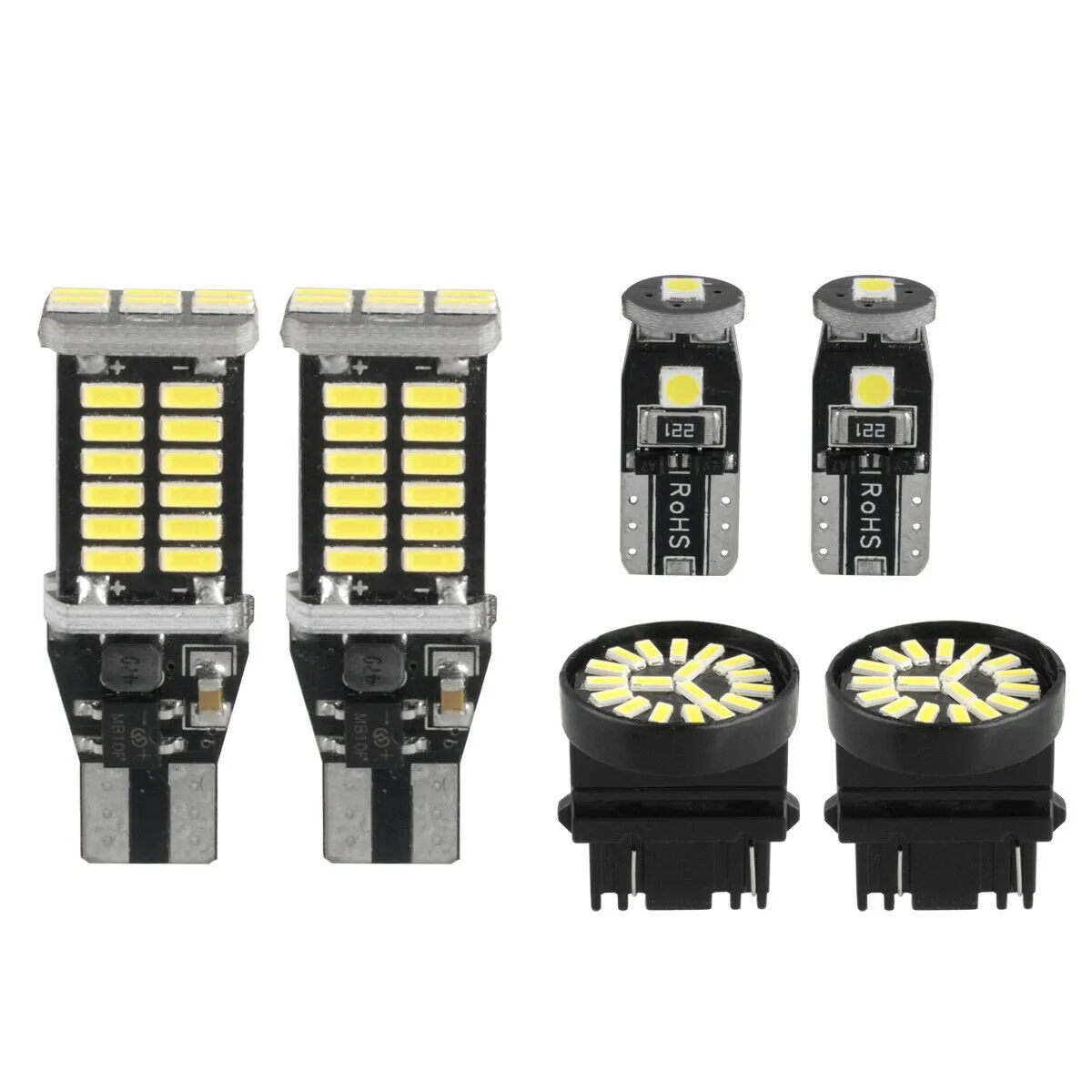 

Reverse Light Bulb Kit 360 Degree 6500K Super Bright White Brake Cargo