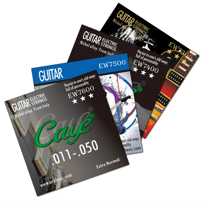 

Hot EW Metal Rock Guitar Parts Electric Guitar Strings Set Hexagonal Carbon Steel Electric Guitar String Sets Guitar Accessories