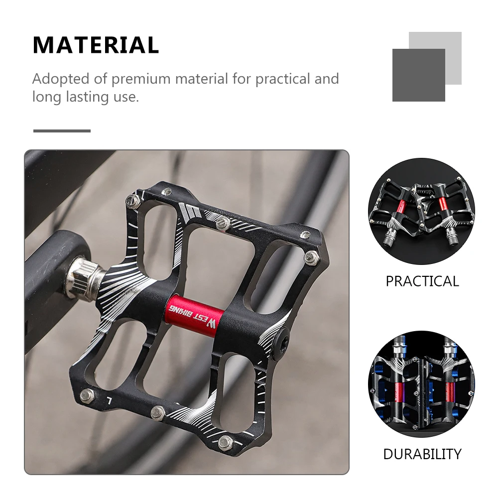

2021 New 1 Pair Ultralight Bike Pedal Professional Anti-slip Bike Treadle Bike Bearing Pedal Bike Accessories