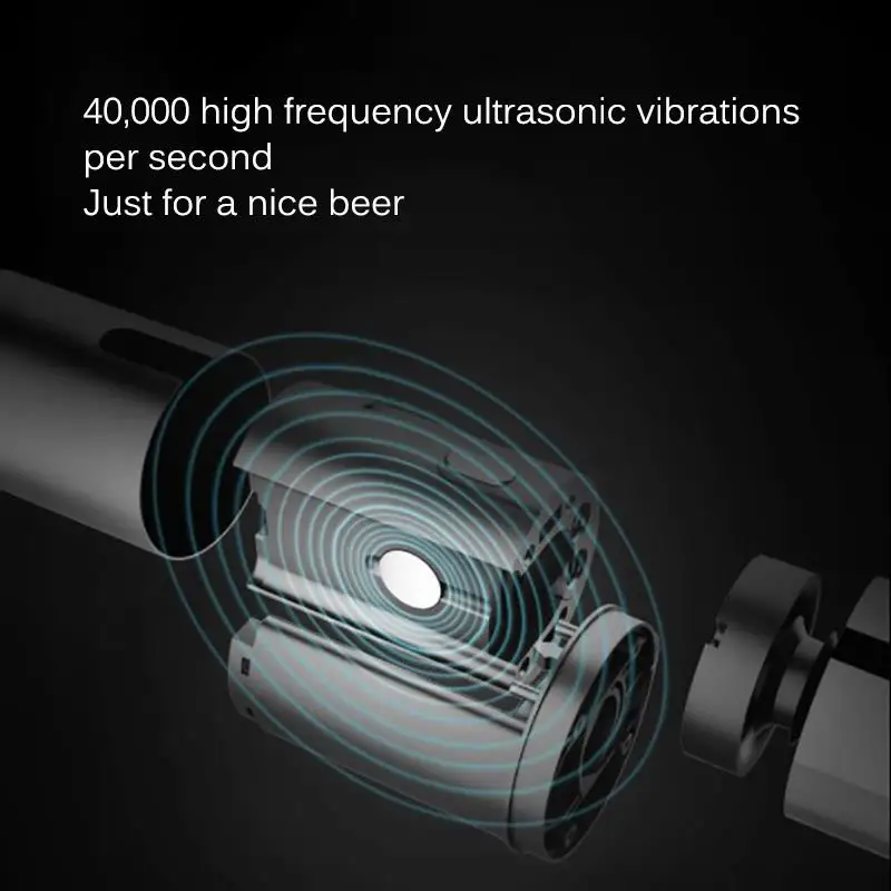 Пивной барботер Бытовая супер звуковая пенообразовательная машина портативная