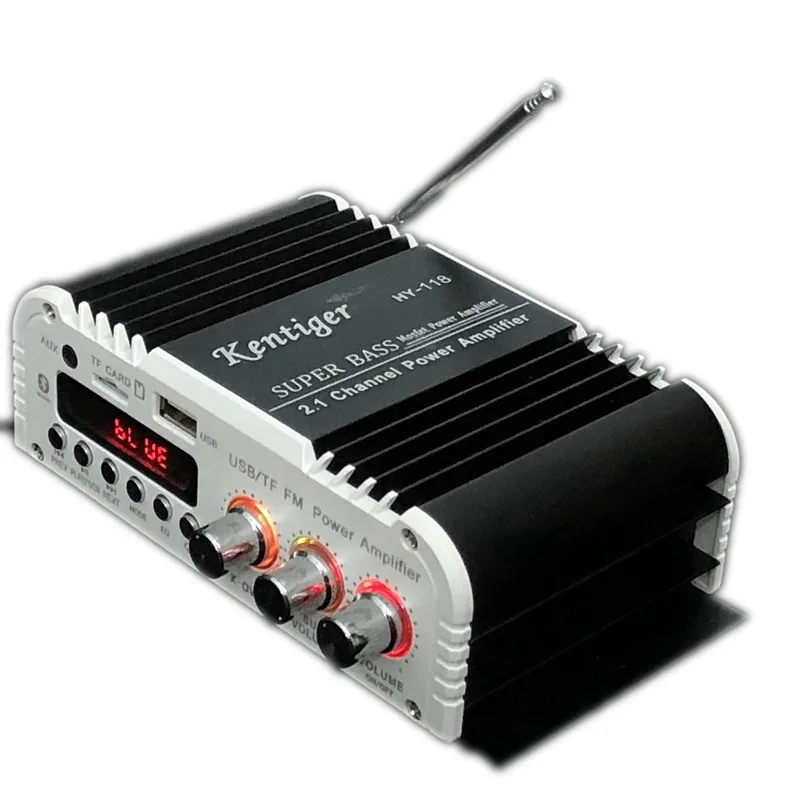 without power Bluetooth Kentiger-HY-118 2,1+ 1 4 канальный выход сабвуфер TF \ USB \ FM аудио усилитель мощности стерео Amplificador Super Bass Dac - Цвет: without power