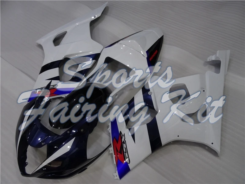 Набор для всего тела GSXR 1000 2003 2004 K3 белый синий обтекаемые изделия 03 пластиковые