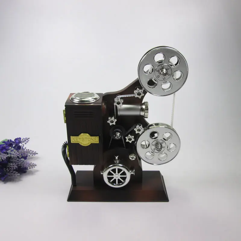 

2021projector music box creative film playing music jewelry box with makeup