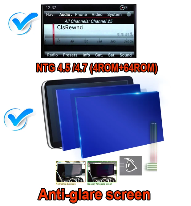464 Anti-glare 5.0 Android 9,0 автомобильный Dvd Navi плеер для Benz a-класс CLA GLA W176 A160 автомобильный монитор аудио автомобильный приемник gps стерео экран все в одном - Цвет: 464 Anti-glare 5.0