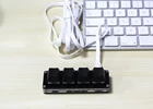 Новая программируемая механическая мини-клавиатура с функцией макросъемки, 4 клавиши, черный микро-USB
