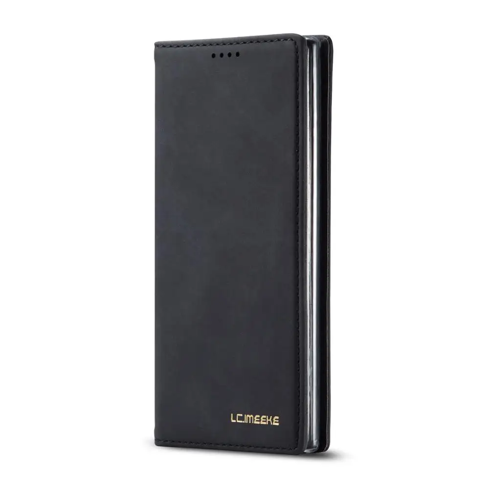 Роскошный чехол кошелек с отделением для карт телефона Samsung Note 10 кожаные