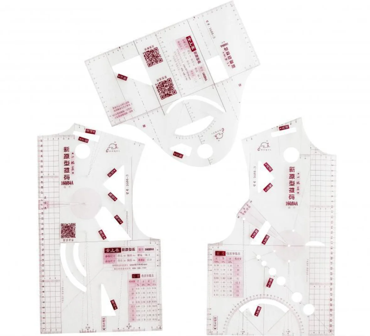 

1:3 Fashion Ruler for Design in Notebook Small Clothing Pattern Drafting Tools; Tailor Sewing Pattern Making Tools for a Doll