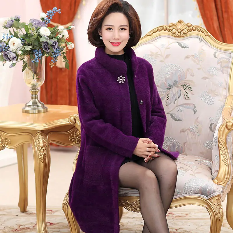 Осень зима 2019 повседневный вязаный кардиган с длинным рукавом для женщин