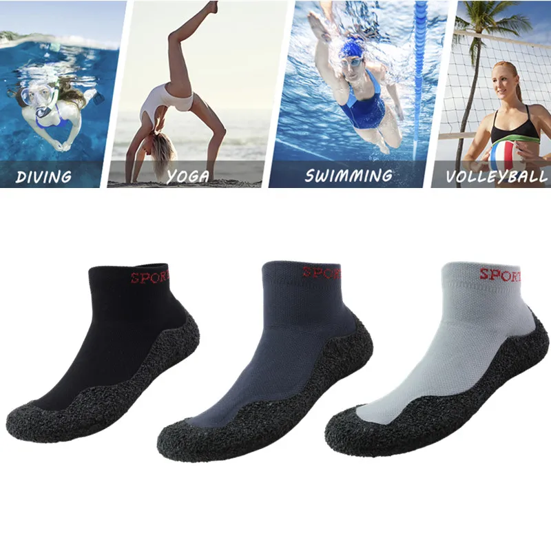 

Soft Antiskid Barefoot Yoga Beach Sports Aqua Shoes Men Women Comfortable Swimming Sock Shoes Footwear Fitness Fishing Shoe