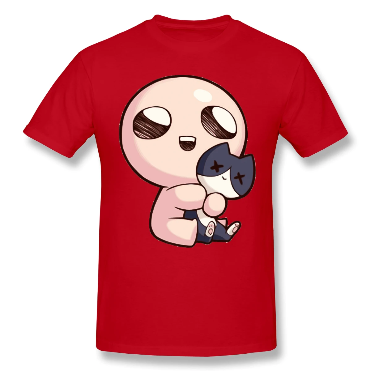 Милая футболка с изображением кота Гаппи из Исаака Забавные футболки круглым