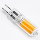 Новый G4 светодиодный светильник 220V 230V COB светодиодный лампы 360  светильник ing Стекло тела, 6 Вт, 9 Вт, 12 Вт, ультра яркий светодиодный источник светильник заменить старую галогенную лампу