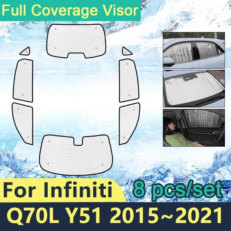

Full Covers Sunshades For Infiniti Q70L Y51 2015 2016 2017 2018 2019 2020 2021 Car Windshields Accessories Visor Parasol Sun