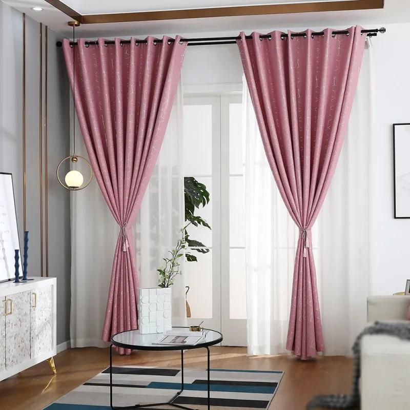 Светонепроницаемые шторы современные для спальни кухни плотные серые