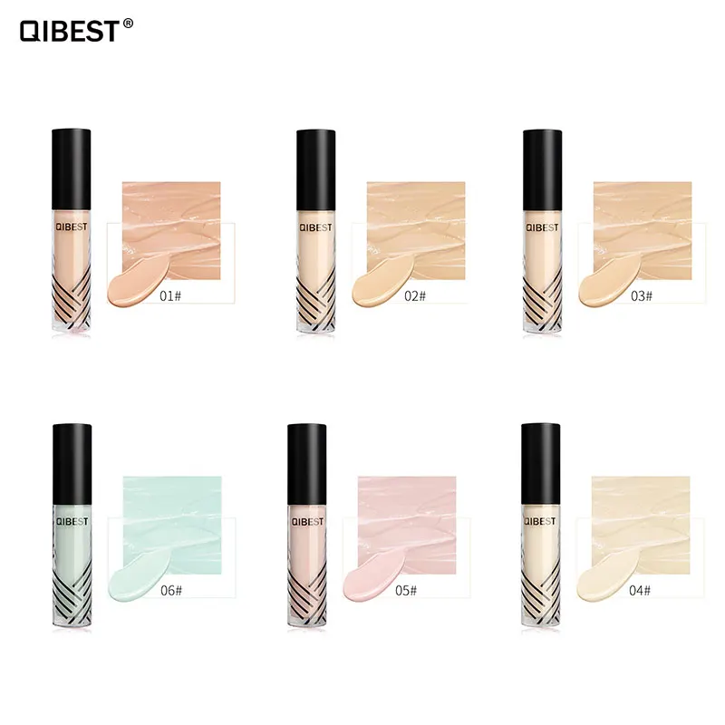 Косметика для лица Qibest стойкий консилер Жидкий Макияж скрытие пятен темных