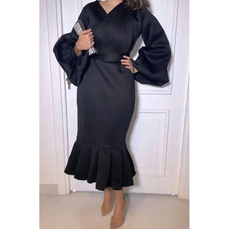 

Размера плюс для женщин с v-образным вырезом, платье из кружевного платья с пышными рукавами элегантные вечерние платья в африканском стиле ...