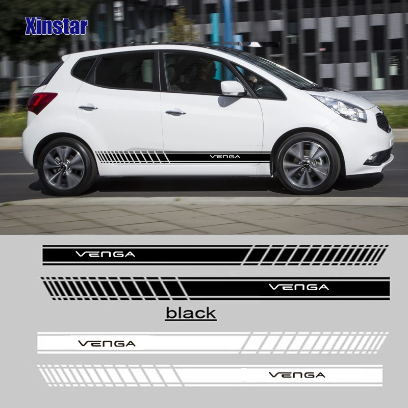 2шт автомобиля боковая наклейка для Kia Venga
