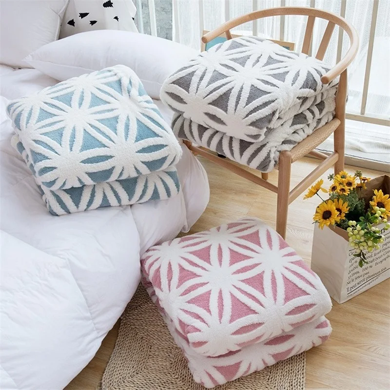 

Шерпа подкладка снежный узор детское одеяло, супер мягкое пушистое детское одеяло, пушистое постельное белье для малышей, детское зимнее Пеленальное Одеяло