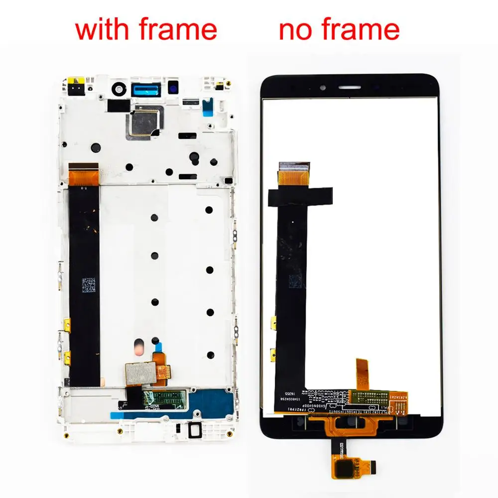 Для Xiaomi Redmi Note 4 LCD сенсорный экран ЖК дисплей дигитайзер модуль сборка Рамка для MTK