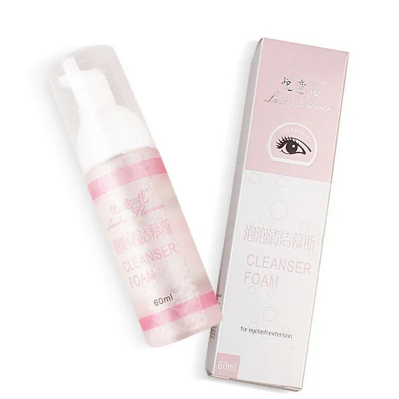 60 мл очищающая пена для ресниц профессиональное удлинение очищающее средство