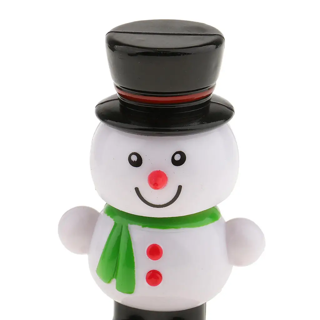 

2xSolar Powered Bobbling Dancing Figure Toy Car Home Desk Decoration Snowman