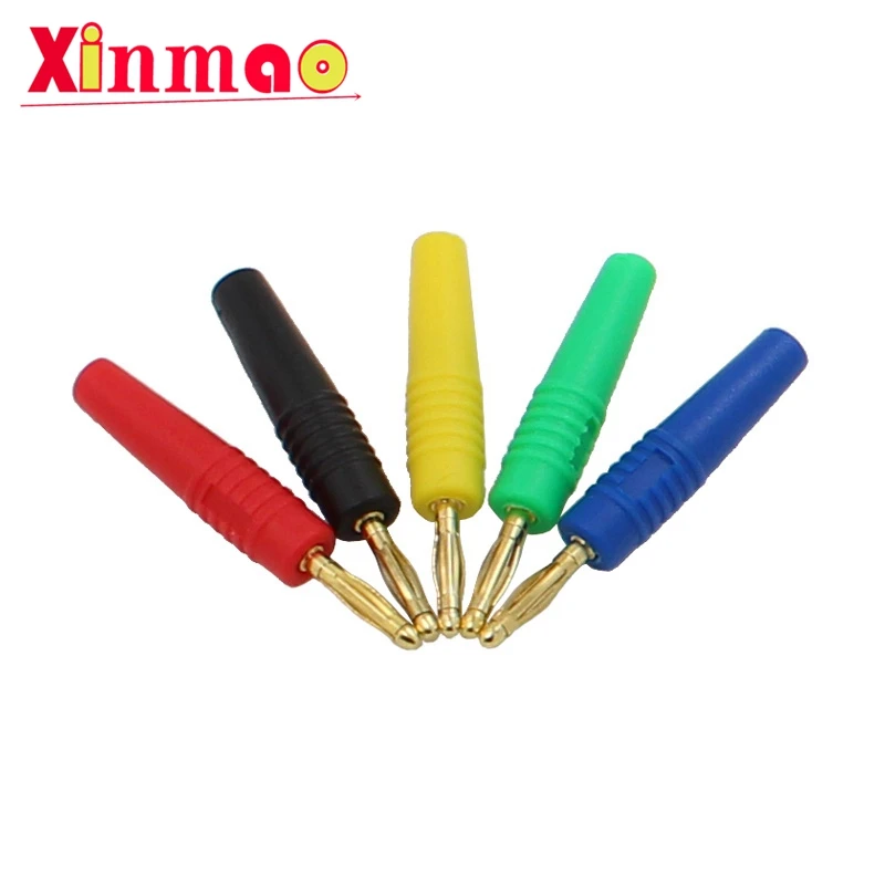 5 шт./лот 2 мм позолоченный вилдинг банан штекер аудио динамик усилитель кабель