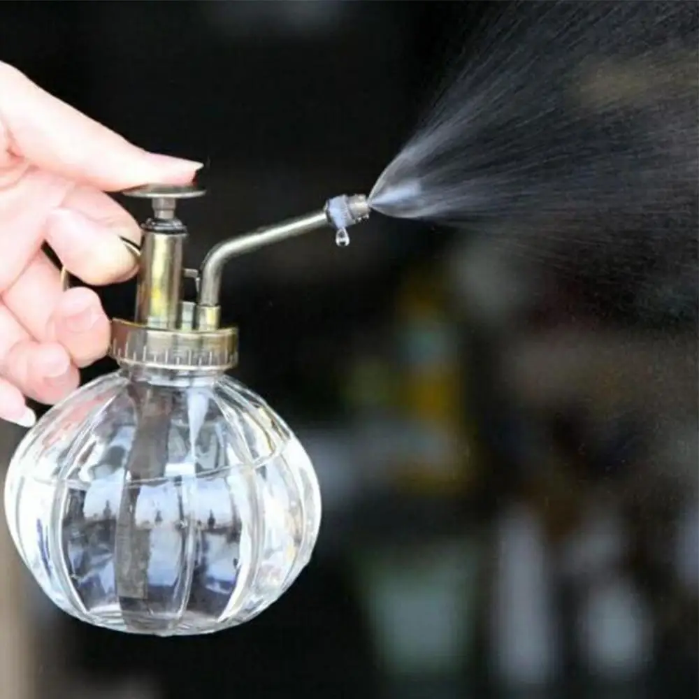 Стеклянный распылитель воды для полива растений тип насоса садовая бутылка