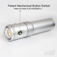 SUPE Scubalamp V6K PRO 12000-Lumens Underwater Photo Video Light Scuba Diving Search Light Beam Angle 120 High-Mid-Low Dimming