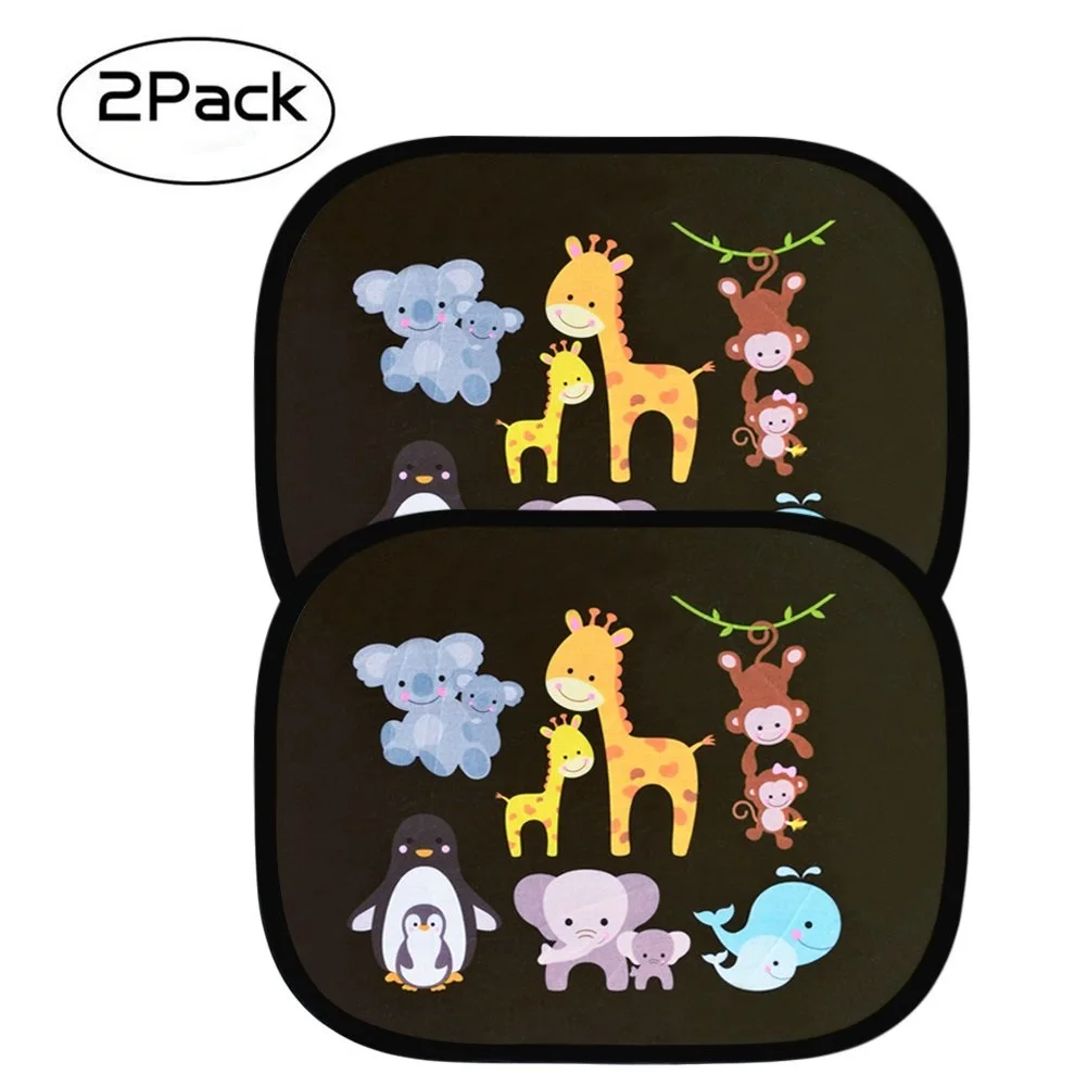 

2Pcs Baby Window Shade Creative Design Car Sun Shades Car Window Shades for Rear and Side Window Car Heat Shield Protect