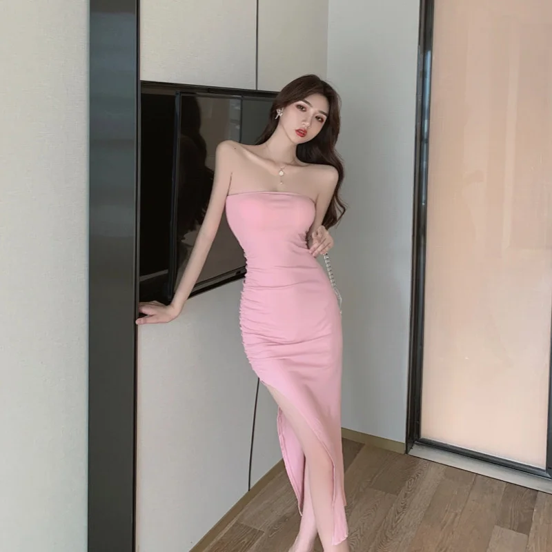 

2021 белое элегантное облегающее платье без рукавов