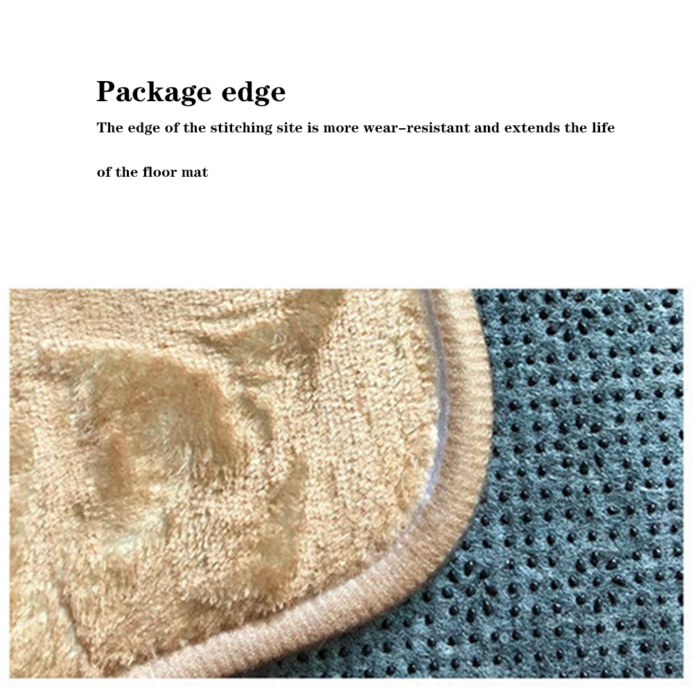 Фланелевый коврик с принтом автомобиля бытовой для ног противоскользящий