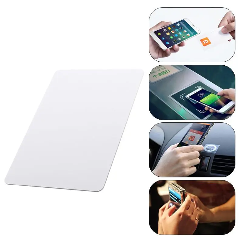 

10PCS NFC NTAG215 White Card For TagMo Tags Chip Stickers Tag Lable Forum Type2 Sticker for NFC Enabled Devices