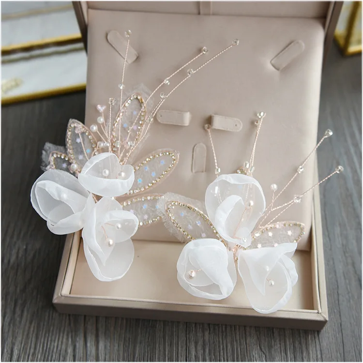 Свадебные аксессуары для невесты с макияжем сценический головной убор свадебная