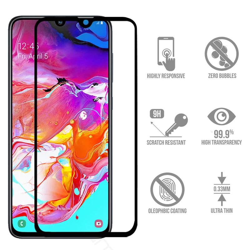Защитная пленка для Samsung Galaxy A50 A30 A40 защитная Gaxaly 30s 40 s 50s A10 a20 a70 закаленное стекло