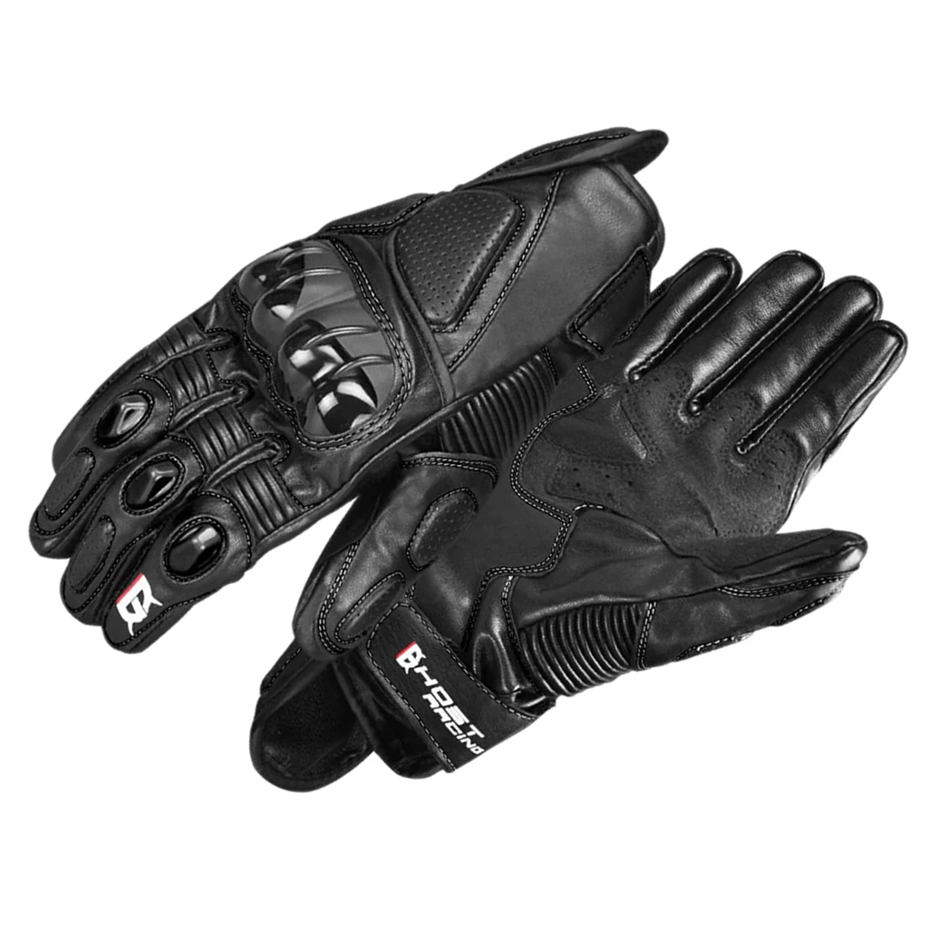 

2x Motorcycle Gloves Waterproof Motorbike Windproof GlovesTHERMAL Leather