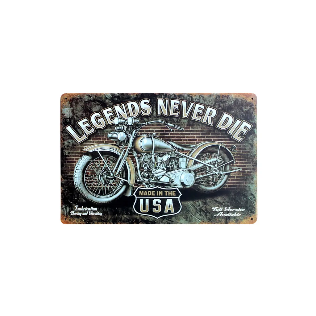 F Plaque Metal Vintage Retro Style Signage Metal Plaque Sign Wrought Iron Signage Wall Art Painting Poster Hanger Bar Home Decor - Цвет: F