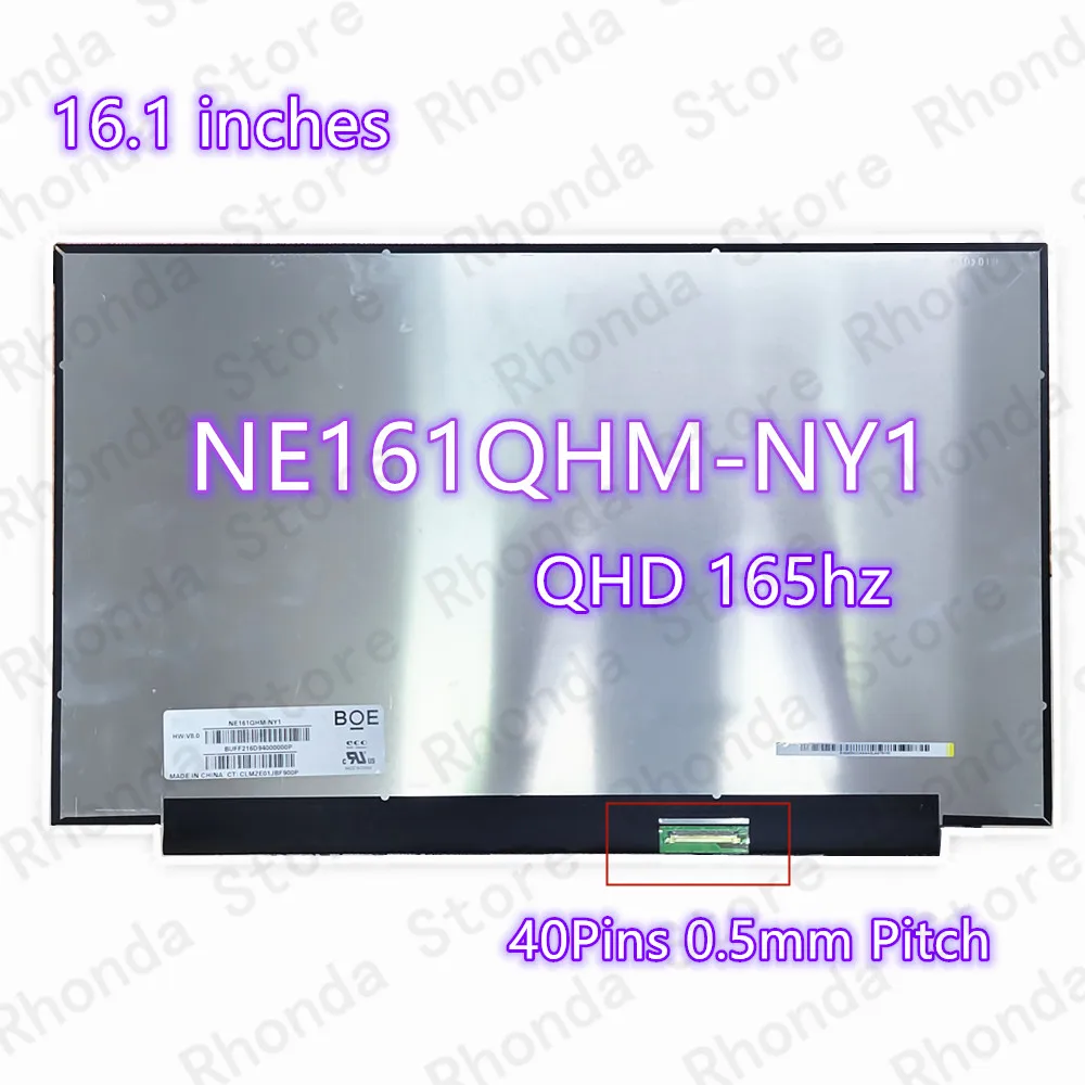 

NE161QHM-NY1 NE161QHM-NY1 ЖК-экран для ноутбука 16,1 дюймов QHD 2K 165 Гц матричный ЖК-экран для HP