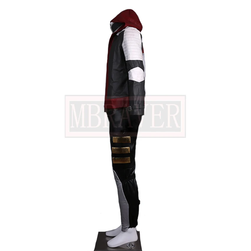 Аркамский Рыцарь Красный Капюшон Робин Джейсон Тодд Хэллоуин Косплей Костюм Пошив по Заказу Любой Размер на