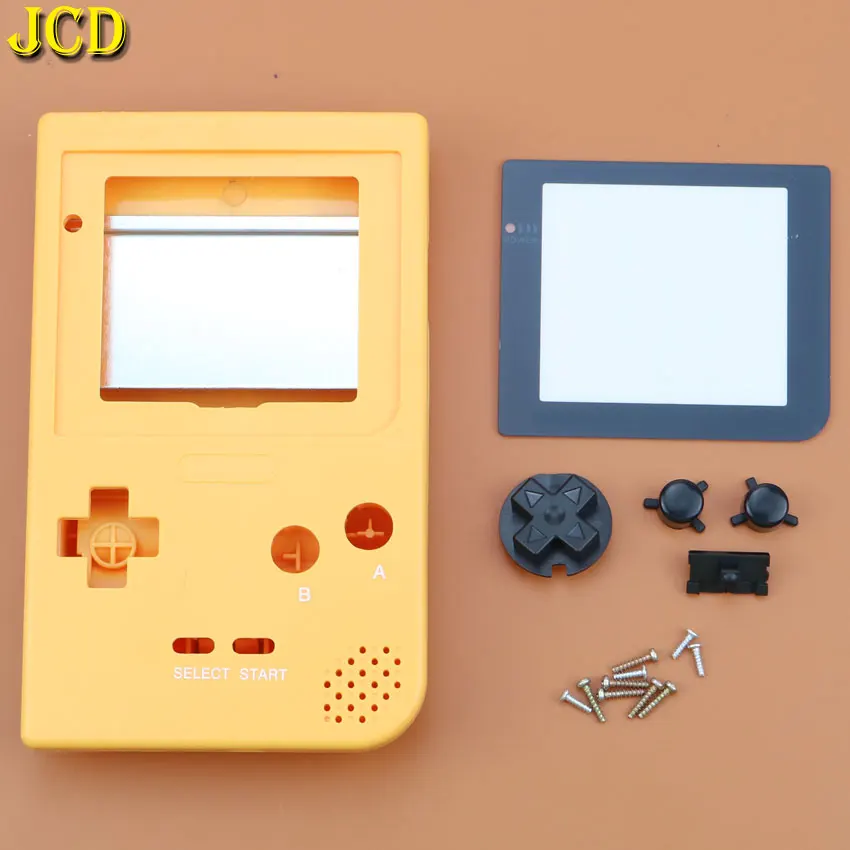 JCD 1 шт. пластиковый Полный Чехол Корпус Замена корпуса для Gameboy Карманная игровая консоль для GBP Оболочка Чехол с кнопками комплект