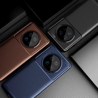 luxury carbon fiber texture shockproof case for huawei mate 40 pro soft silicone tpu bumper protective back cover coque fundas