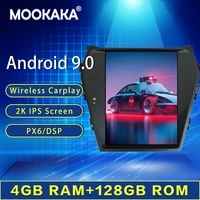 128gb tesla screen for hyundai santa fe ix45 2013 2014 2015 2016 2017 2018 android 9 car multimedia player gps navi radio stereo