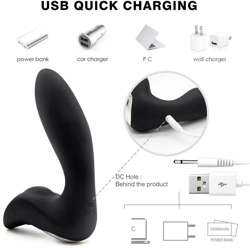 Массажер простаты вибратор для мужчин Анальная пробка стимулятор клитор