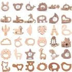 1 шт., детский деревянный Прорезыватель для зубов