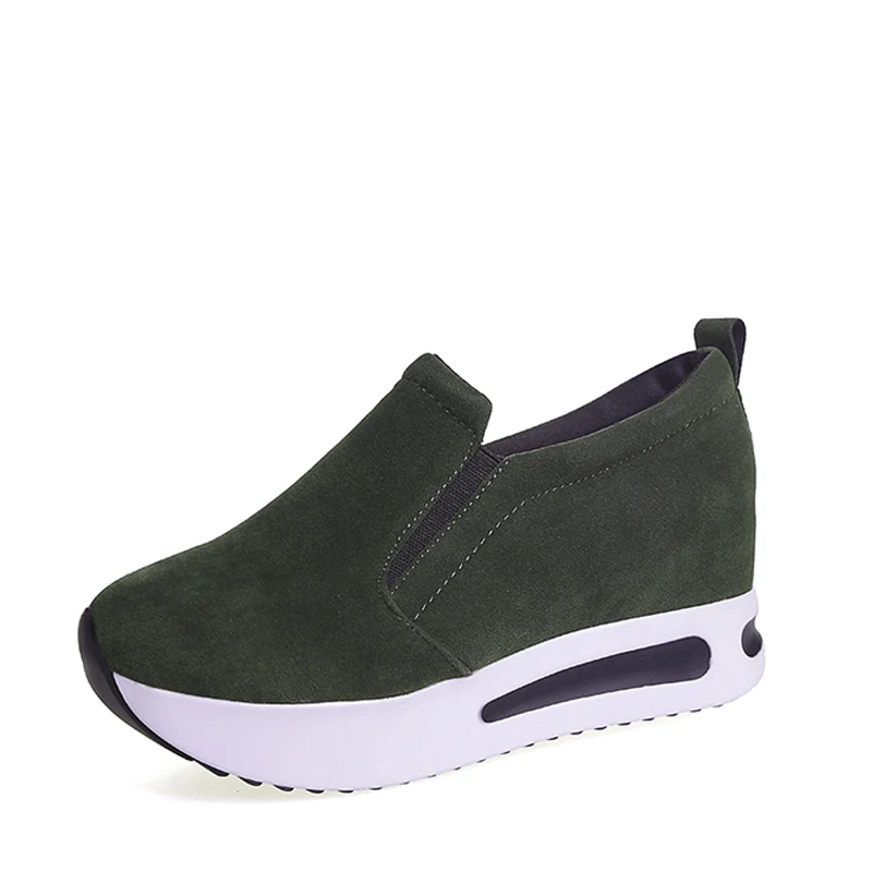 

Women Vulcanized Shoes Casual Wedge Platform Elastic Band Spring Summer Increasing Shoes Ladies Sneakers Female Casual Drop Shop