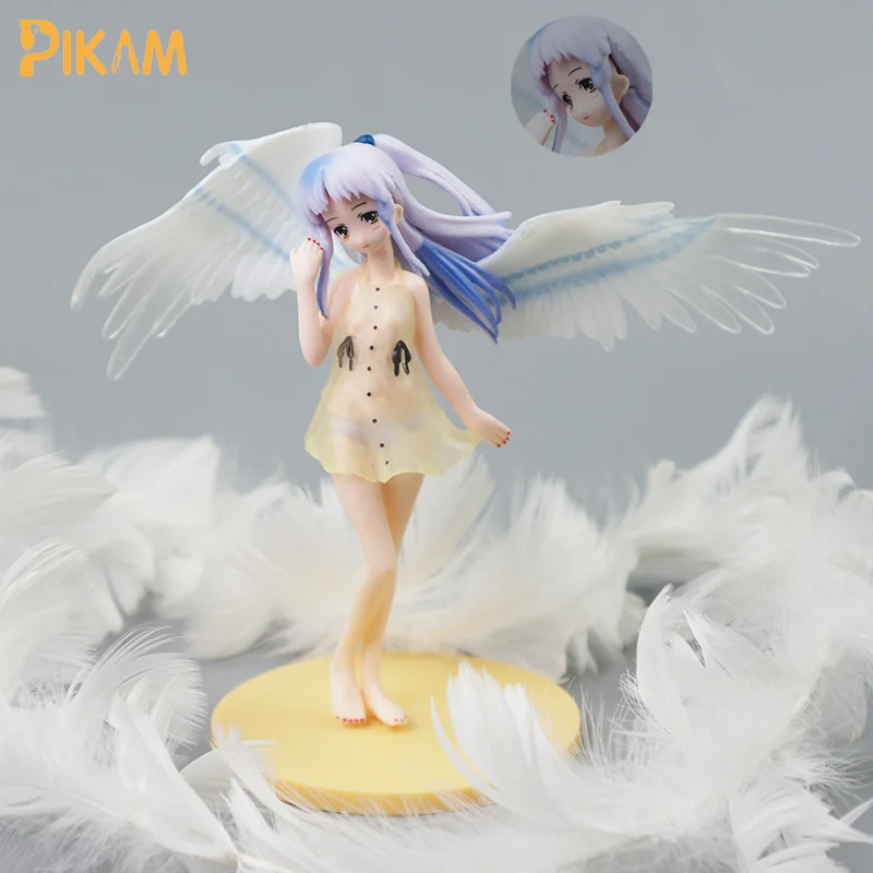 

15cm Angel Beats Tachibana Kanade Cute Action Figure PVC Model Toys Decoration Anime Angel Figurine Gifts For Kids Girls Friends