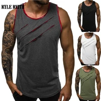 mens fitness gyms tank top fitness sleeveless shirt male breathable sports vest undershirt running vest size s 3xl